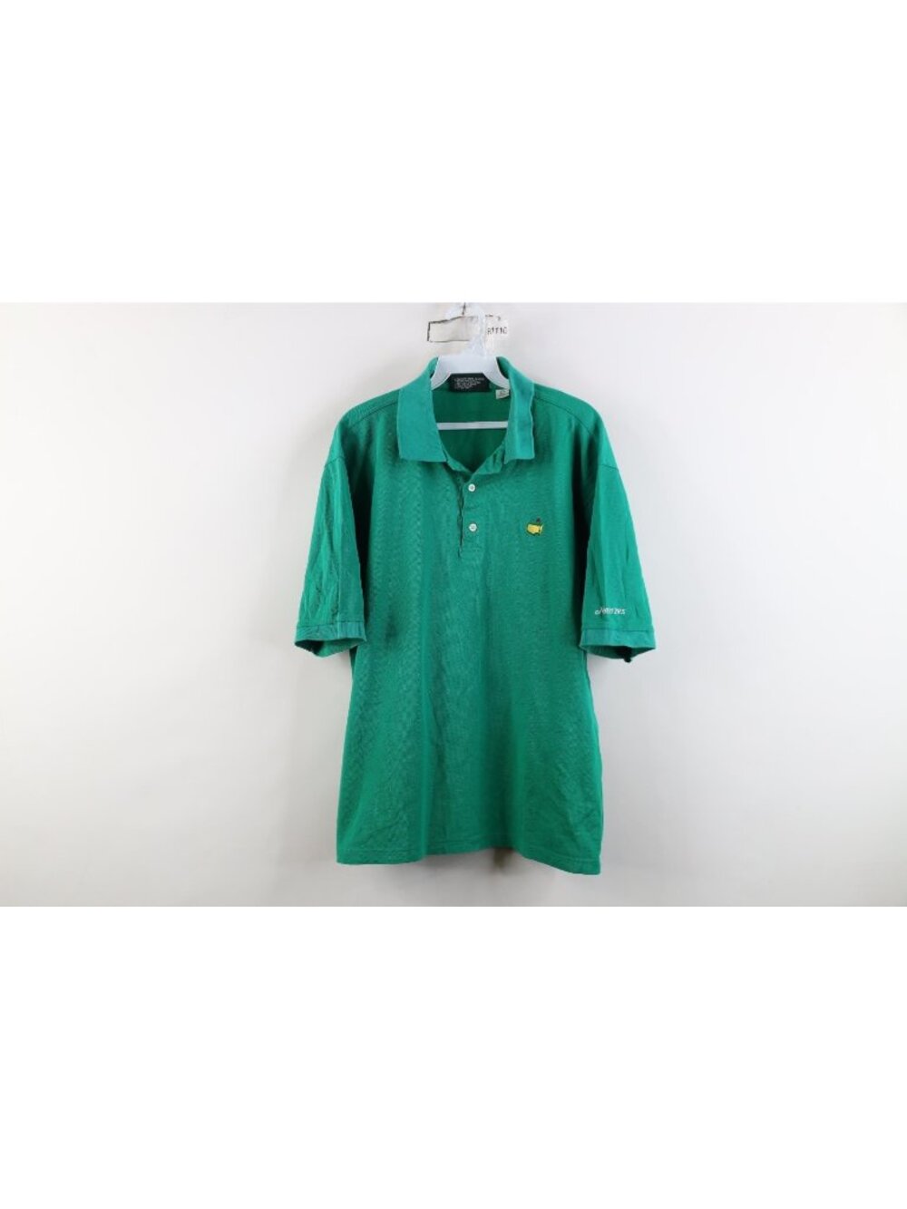 Vintage 90s Augusta The Masters Mens Large Sun Faded Collared Golf Polo Shirt